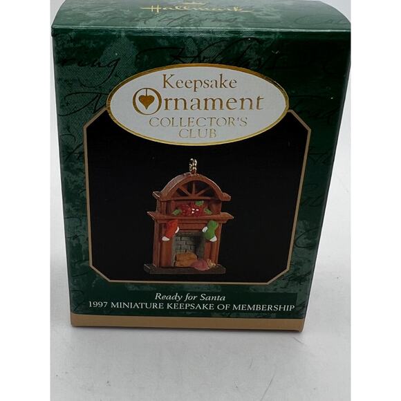 Hallmark Collector's Club Ornament "Ready for Santa 1997 Membership - Picture 1 of 5